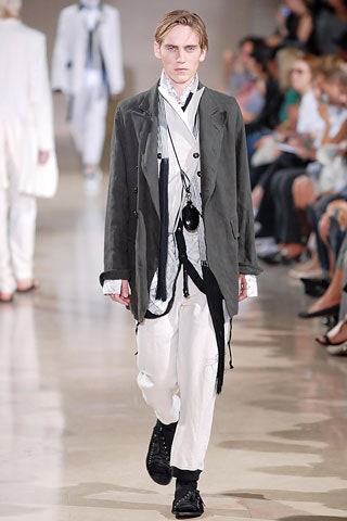Ann Demeulemeester S/S 08 Menswear Look 52