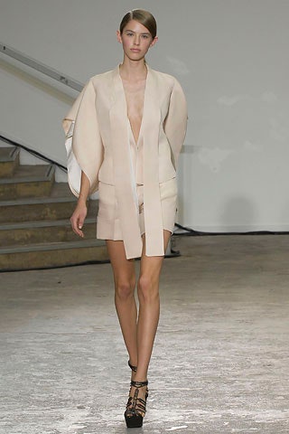 beige silk mini dress