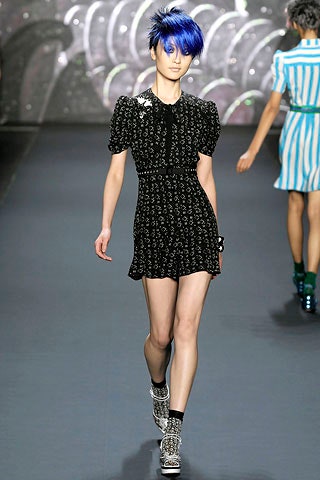 black fitted mini dress