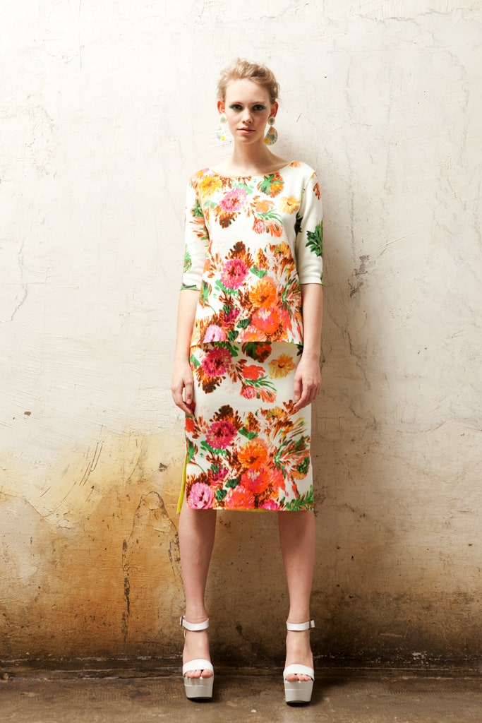 floral midi dress