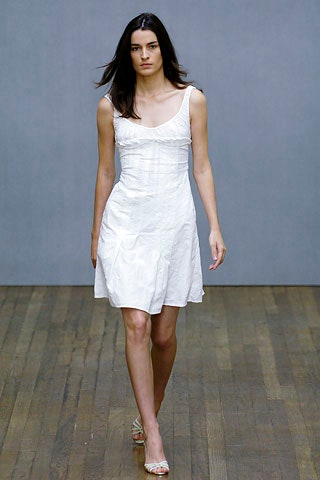 white silk sleeveless dress