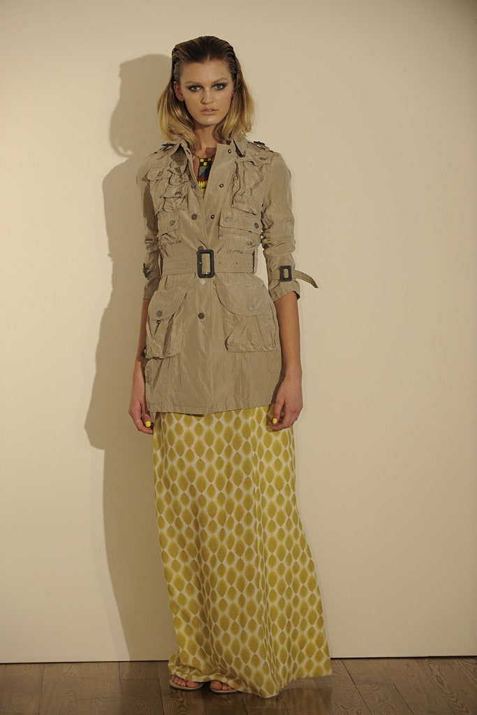 yellow silk sleeveless v-neck relaxed printed a-line dress