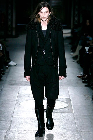 black unknown long-sleeve open-front tailored coat