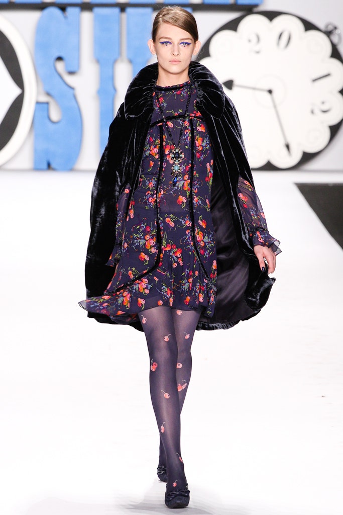 floral mini dress with velvet cape