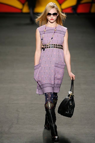 relaxed purple sleeveless dress
