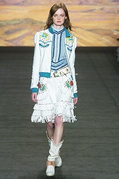 white cotton long-sleeve collared fitted embroidered fringed jacket