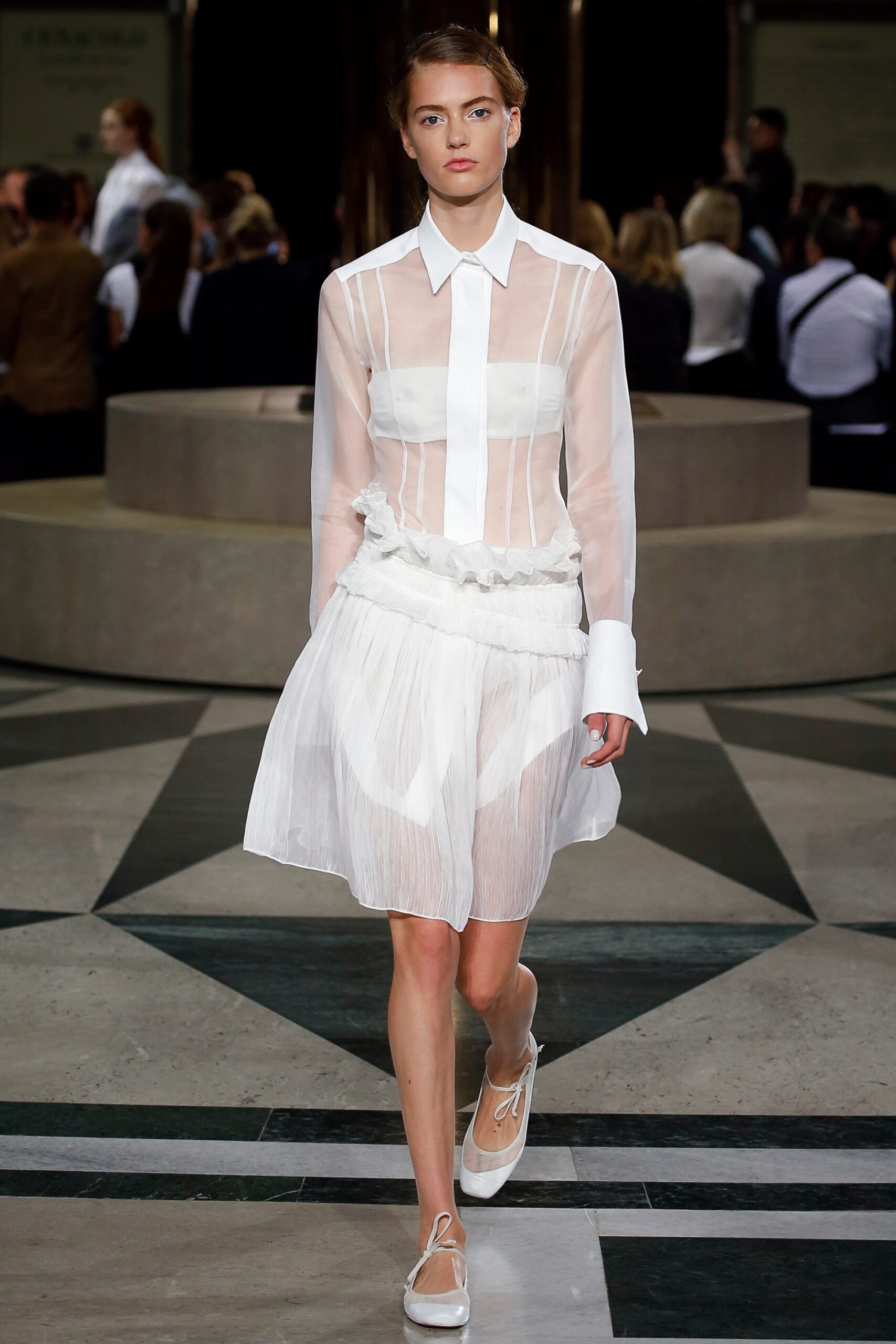 white silk fitted midi dress