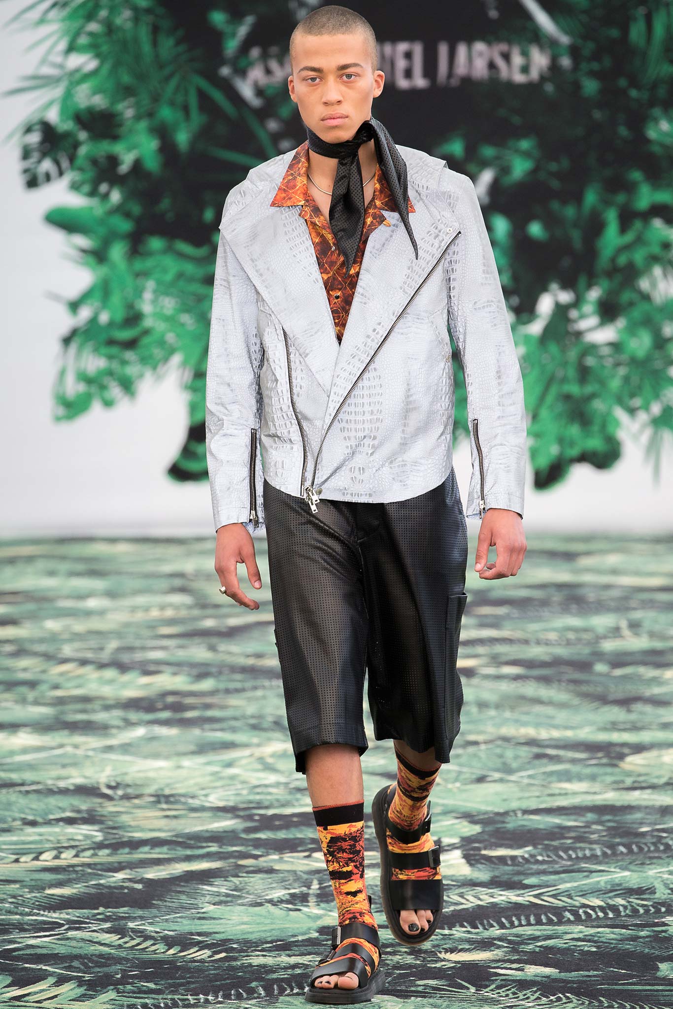 white leather fitted jacket