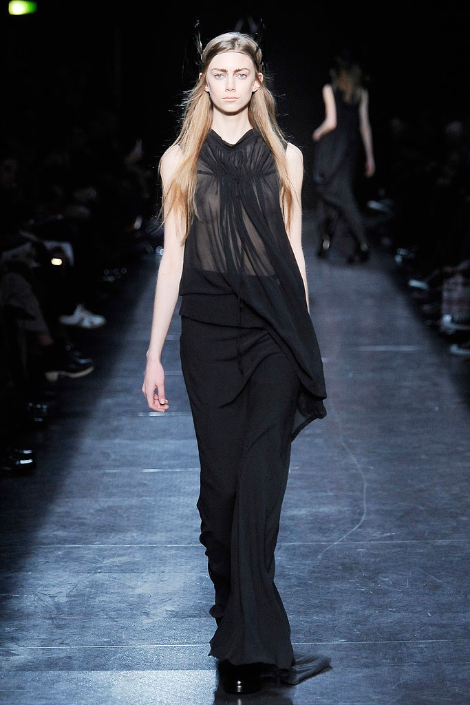 black silk sleeveless dress