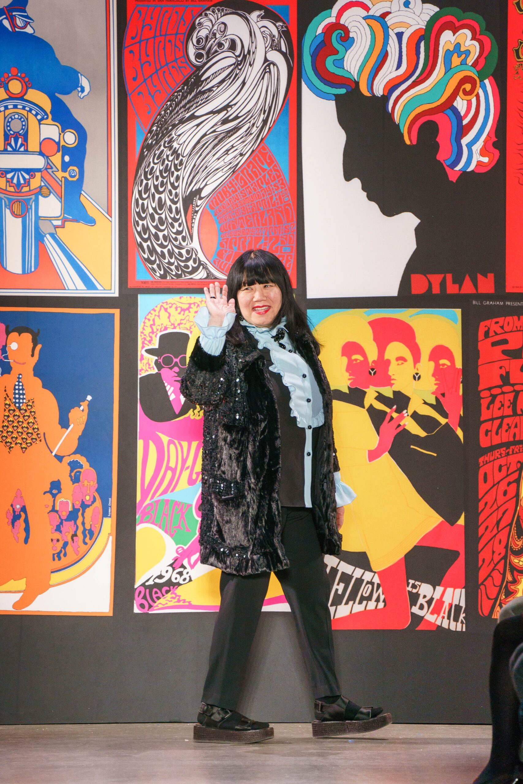 black velvet coat with blue shirt