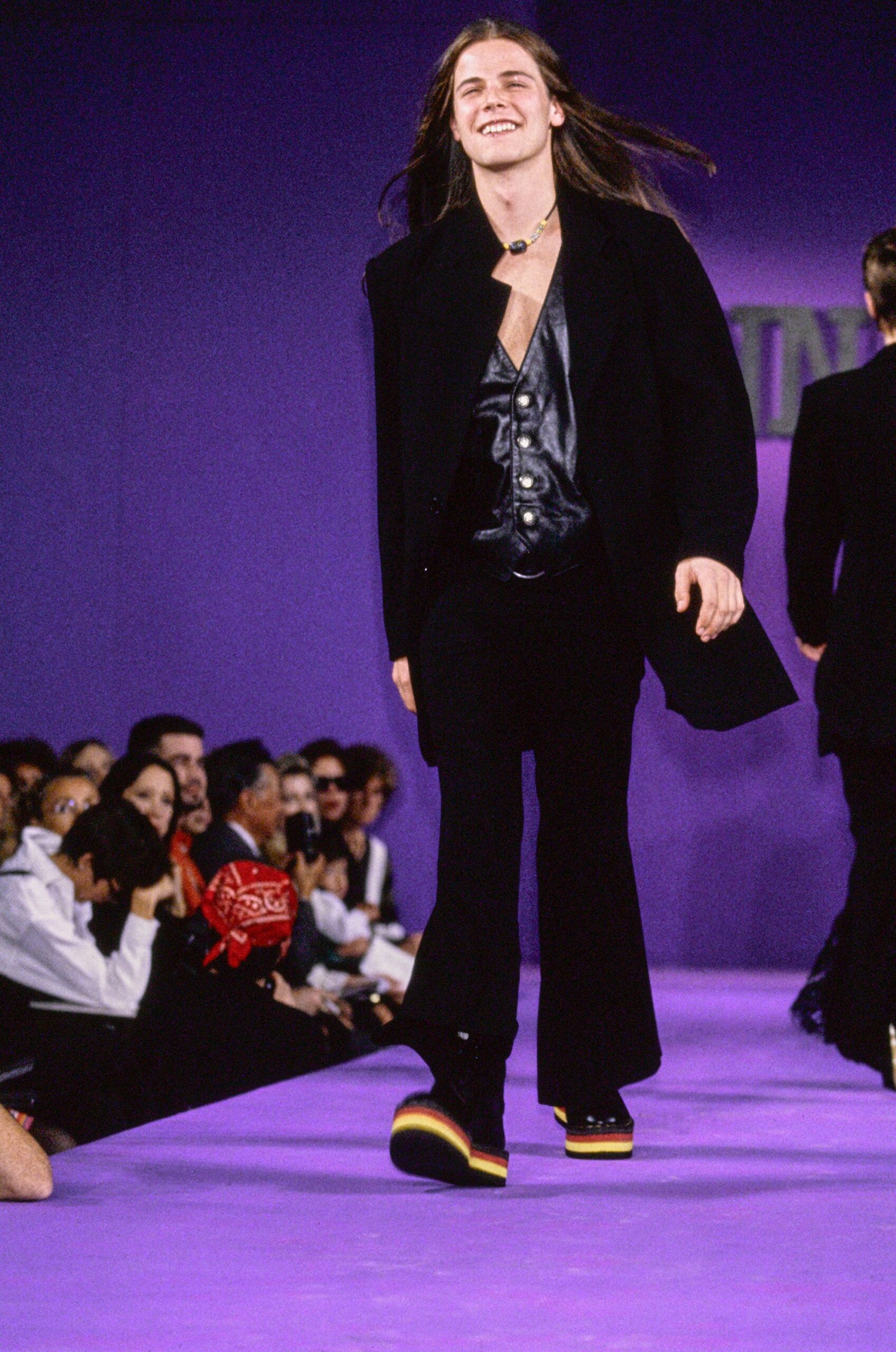 black tailored blazer with vest