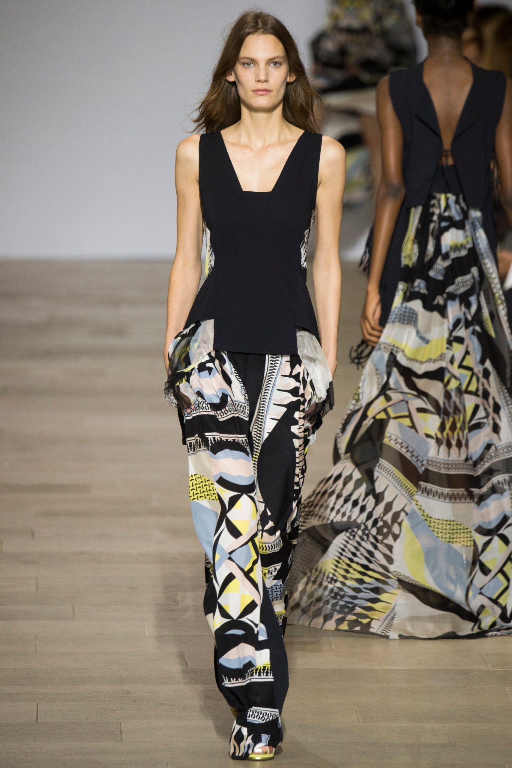 multi relaxed printed pants