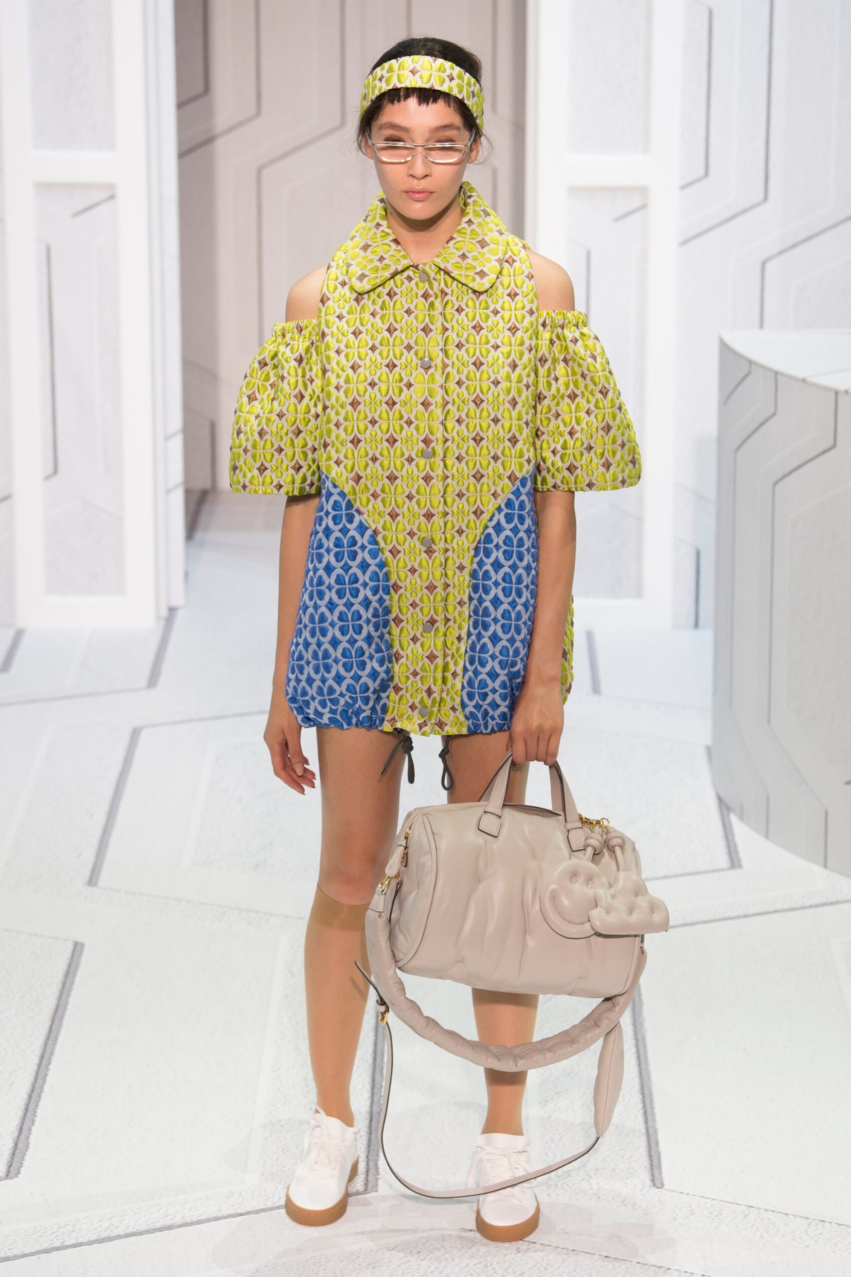 color-blocked short dress