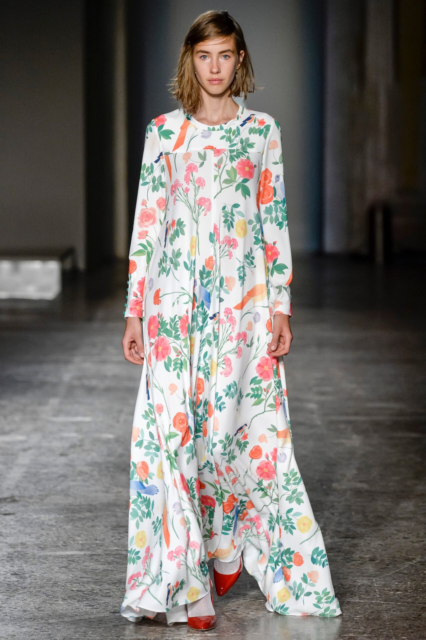 floral maxi dress