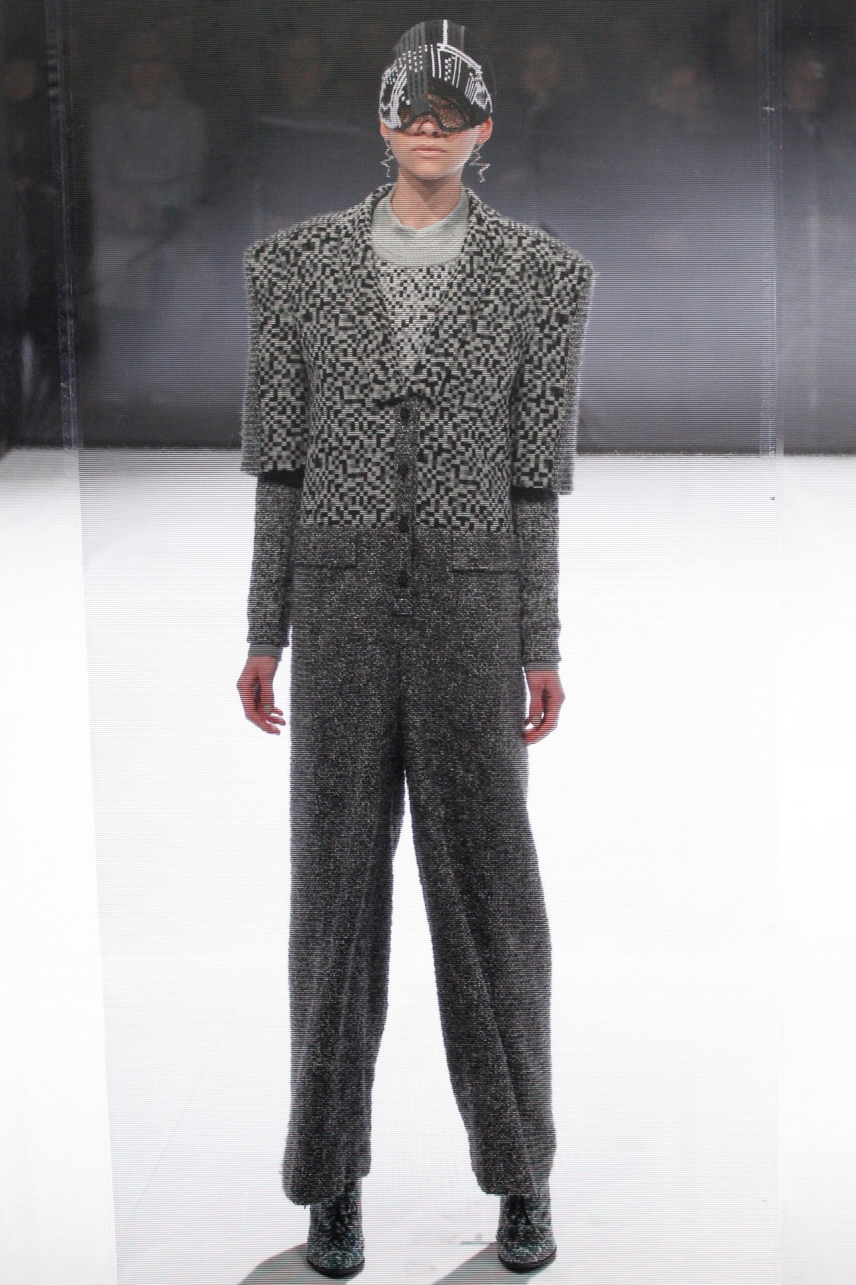 black gray fitted jumpsuit