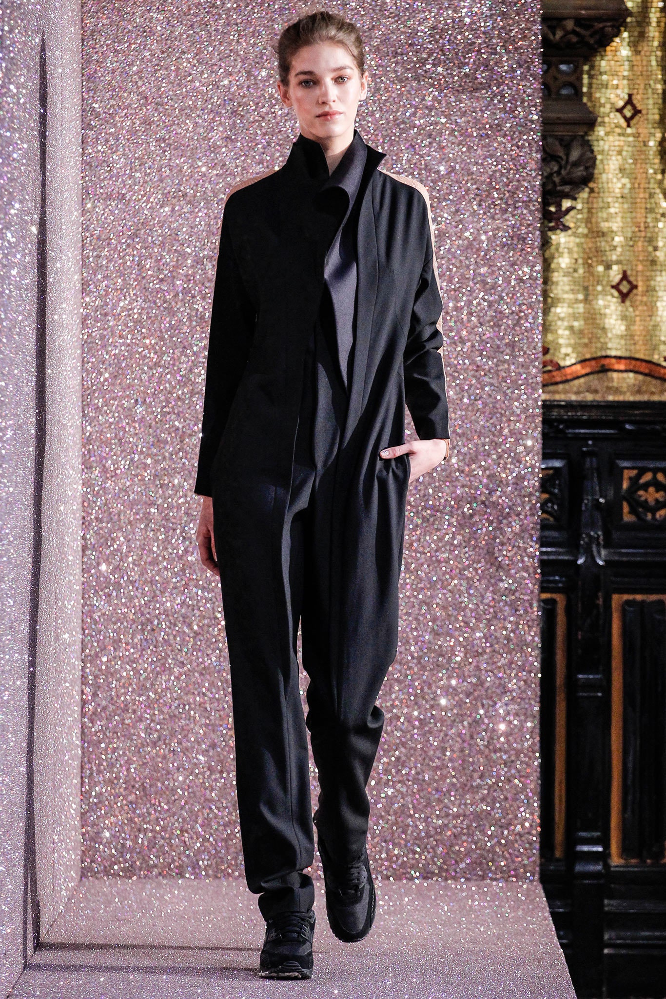 black relaxed jumpsuit