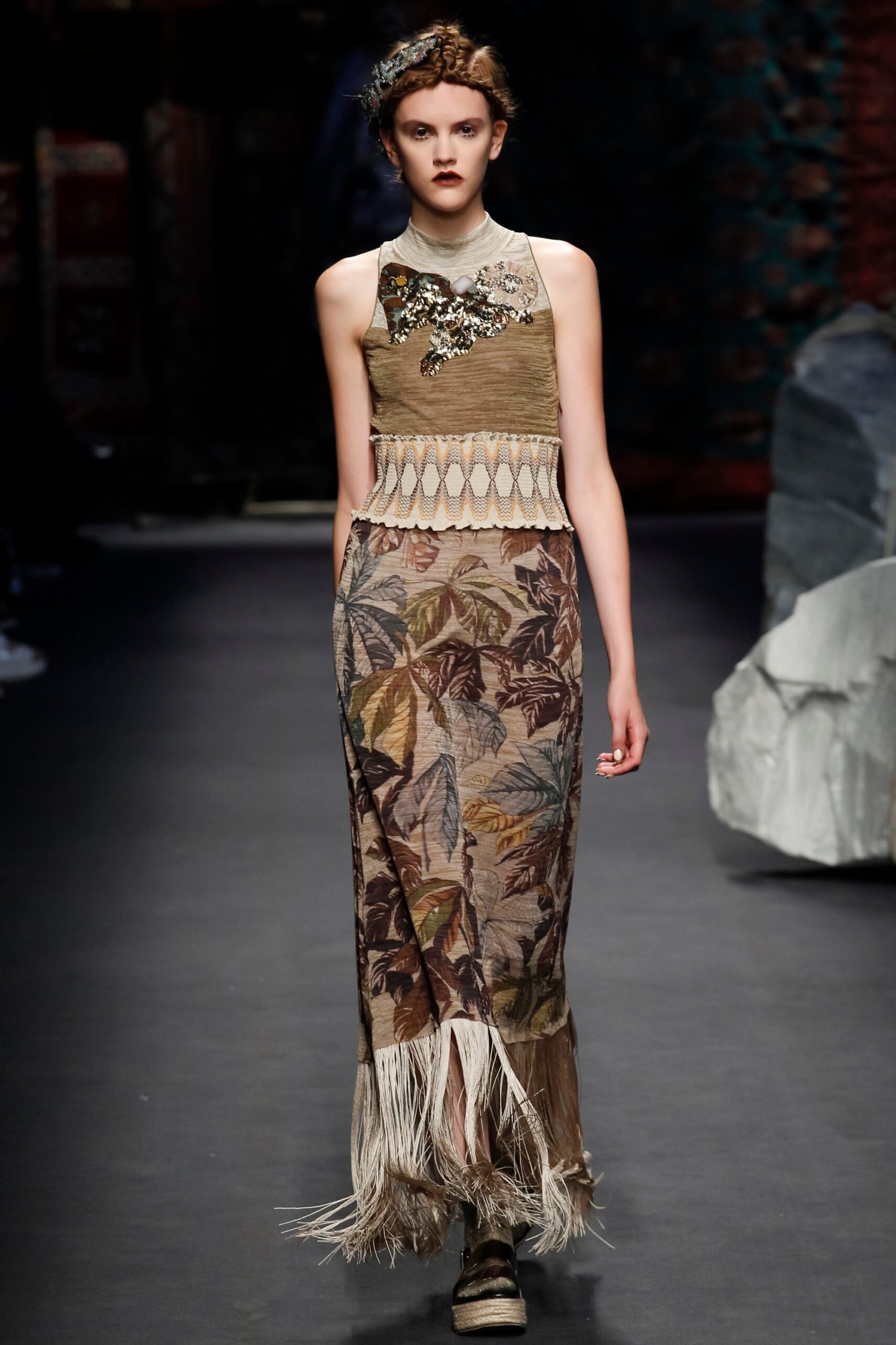 beige silk sleeveless maxi dress