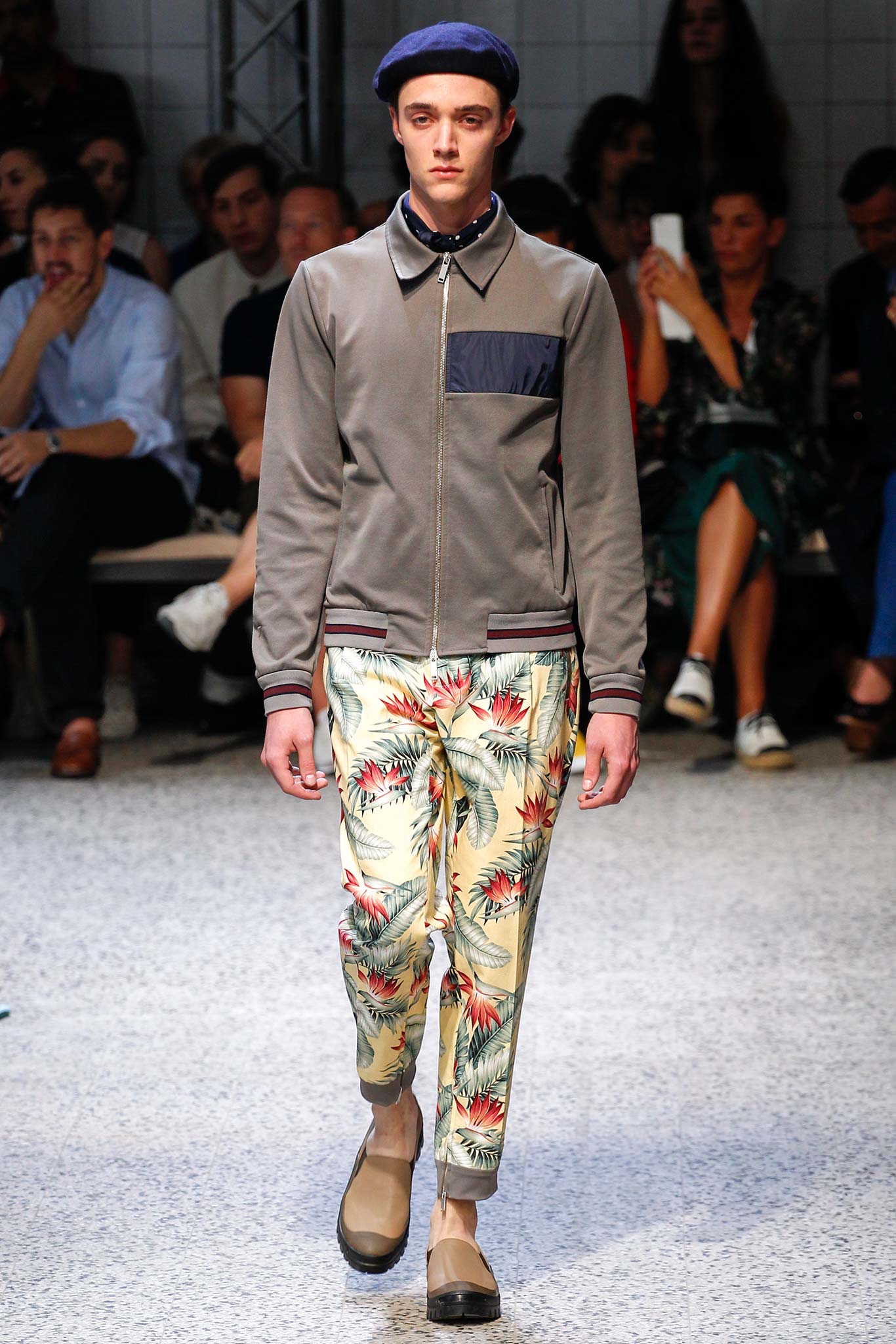 multi cotton relaxed printed pants