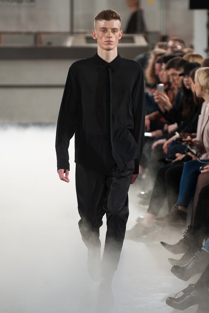 black relaxed shirt and pants