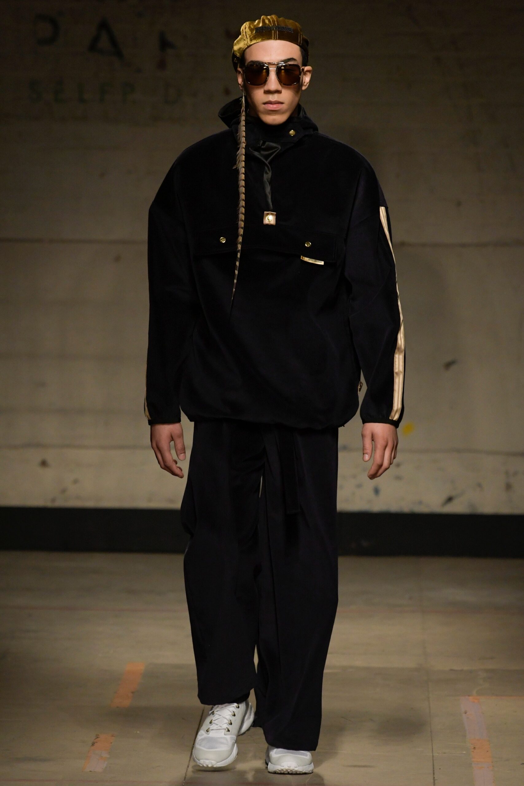 black velvet jacket and pants