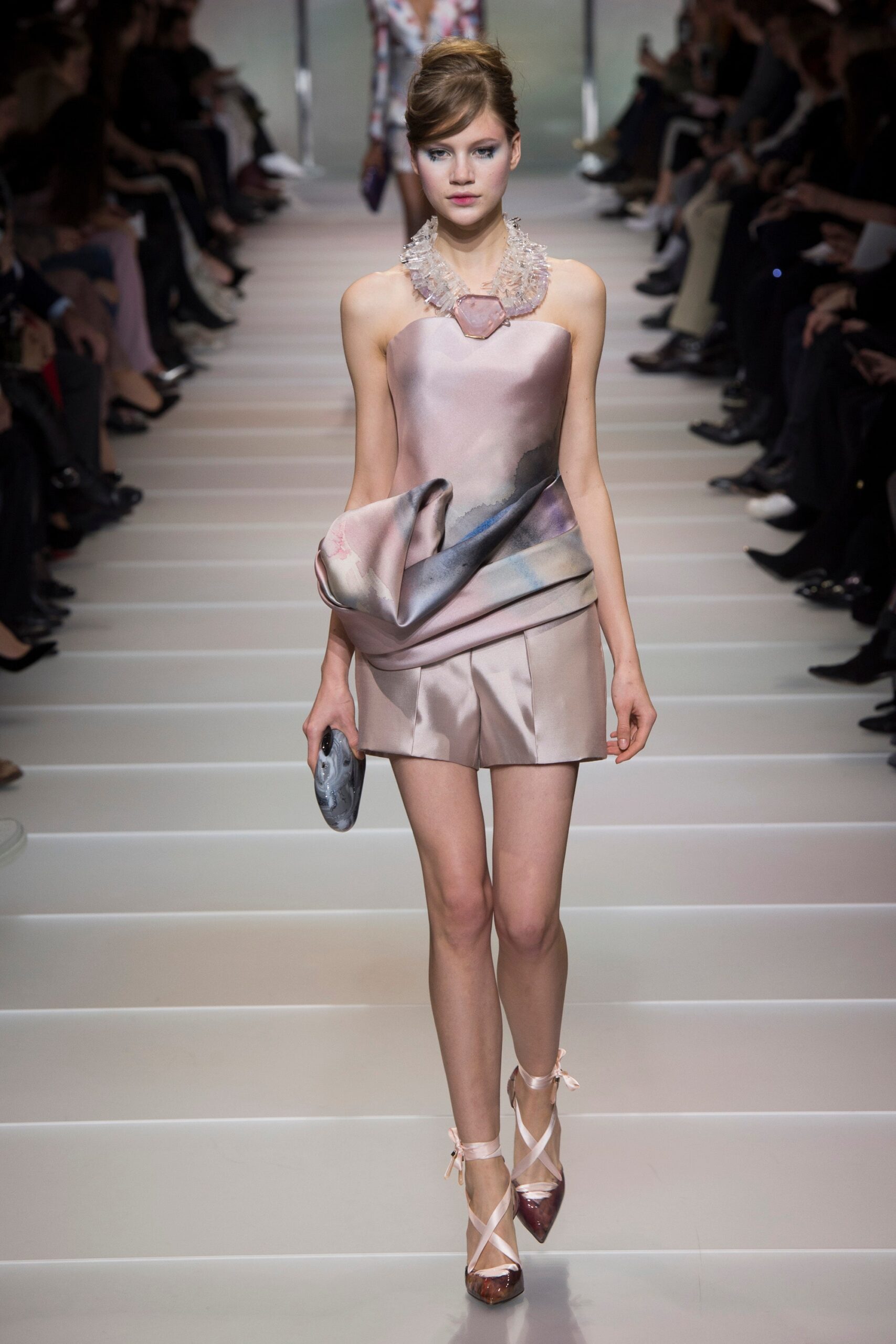 pink silk sleeveless mini dress