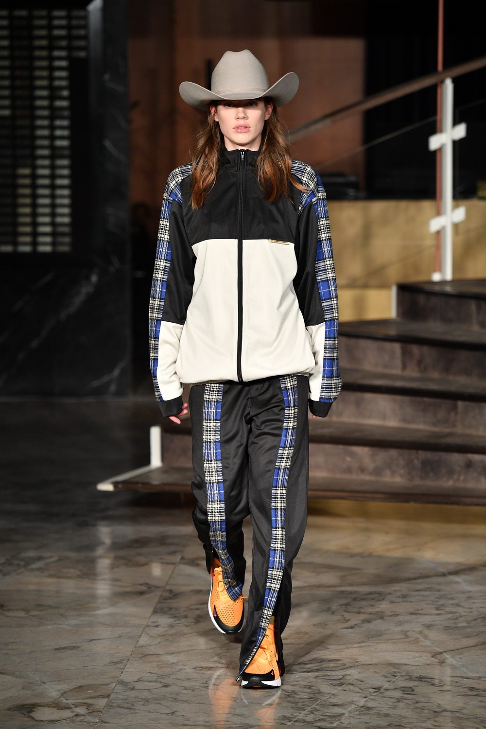 relaxed black and white jacket