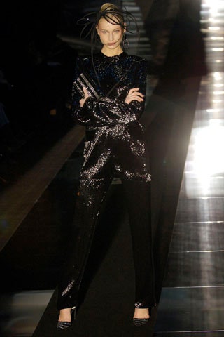 black sequin fitted jumpsuit