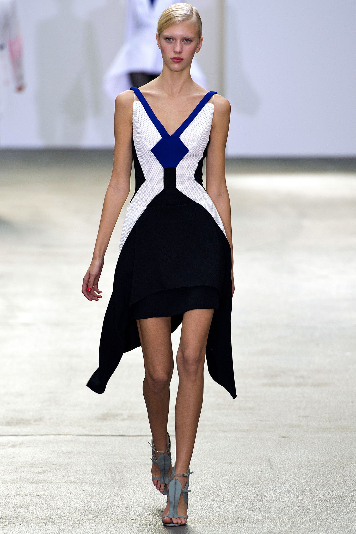 fitted asymmetric dress