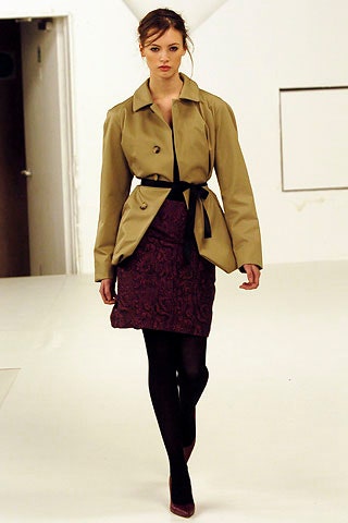 beige cotton long-sleeve collared fitted belted jacket