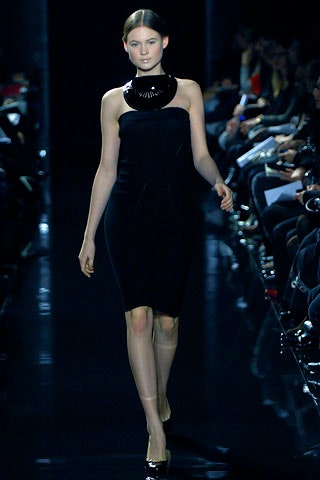 black fitted strapless midi dress