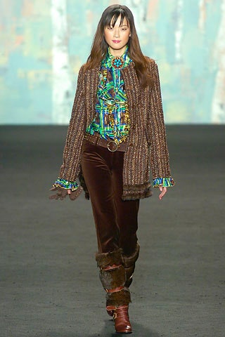 multi silk long-sleeve collared fitted printed blouse
