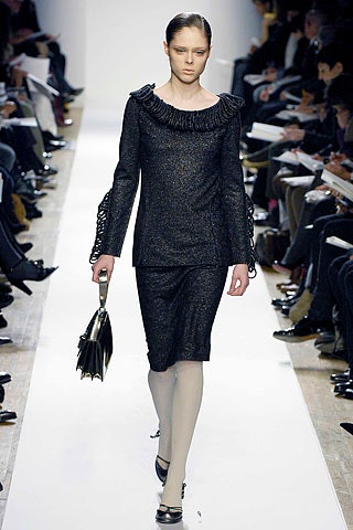 black silk ruffled midi dress