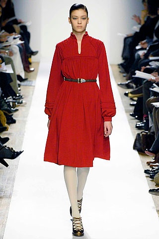 red relaxed cotton dress