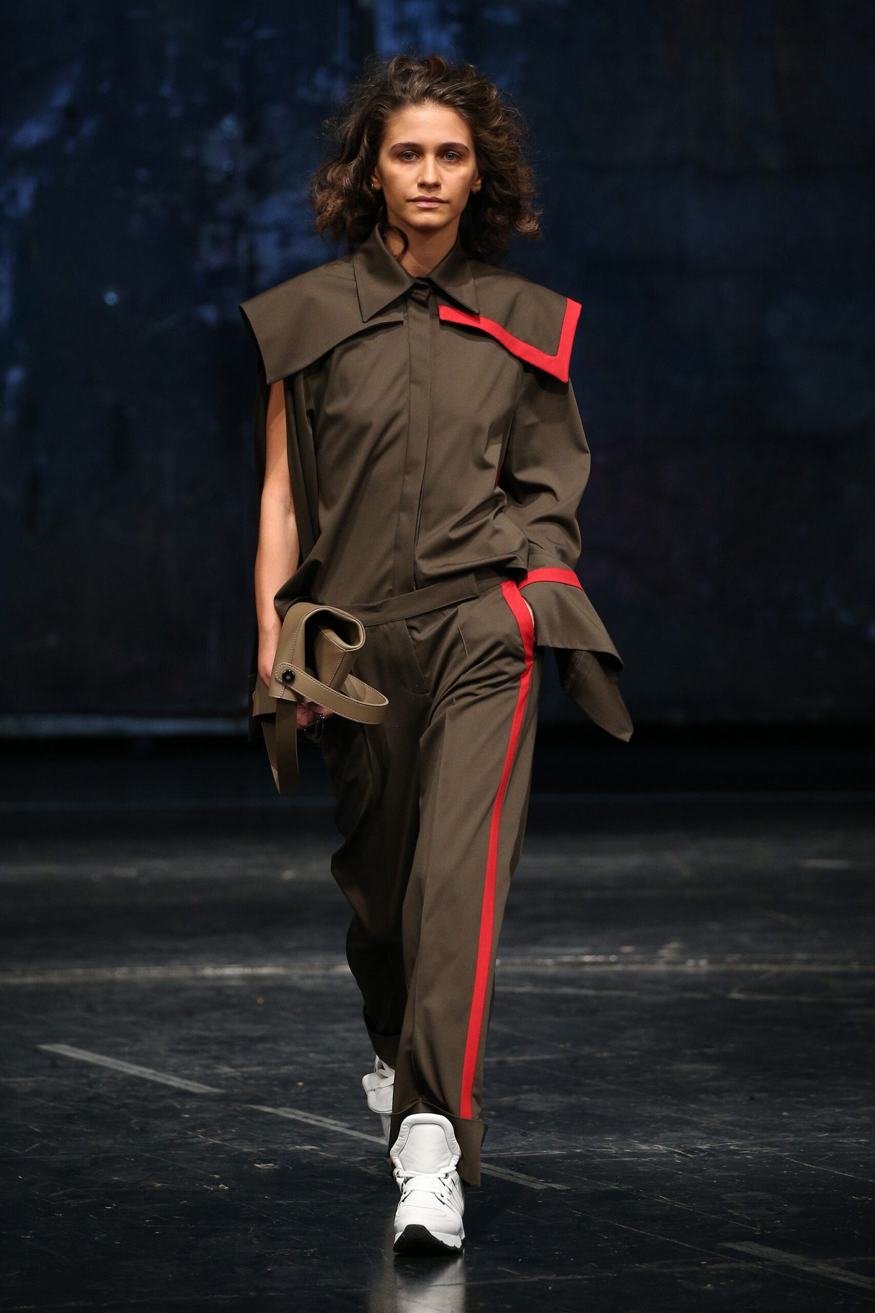 brown relaxed shirt and pants
