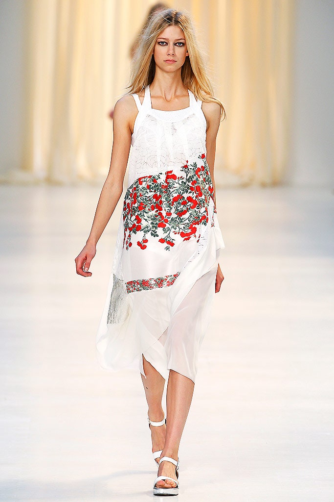 white embroidered midi dress