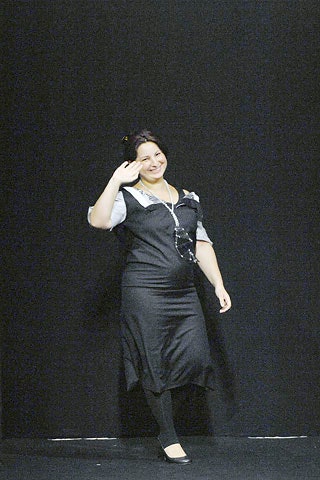 black silk fitted dress with leggings
