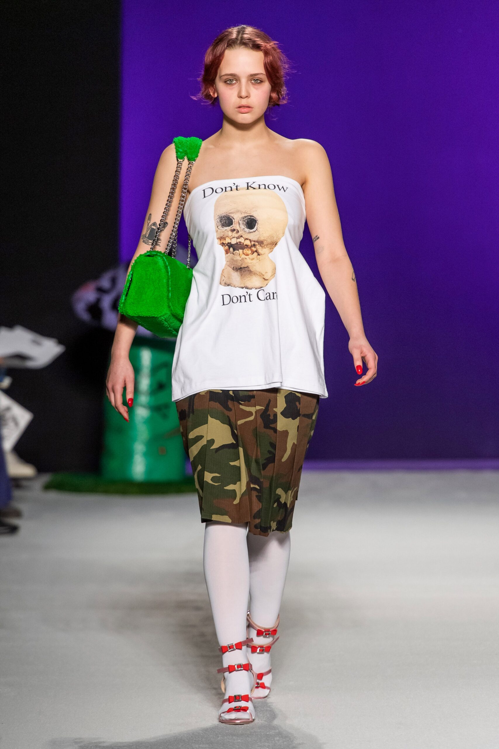 relaxed camouflage cargo pants