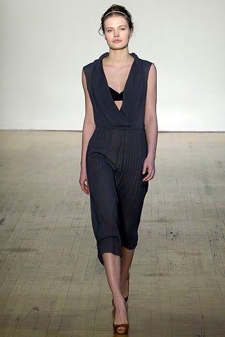 black silk sleeveless jumpsuit