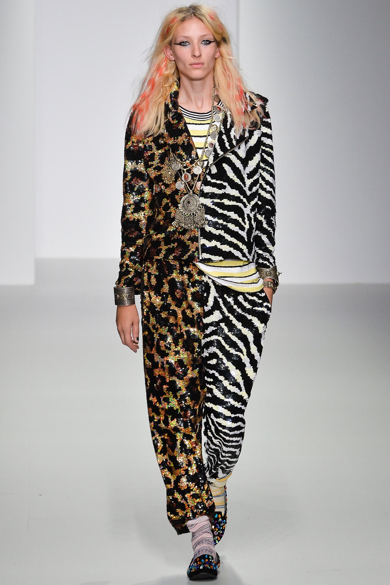 black and gold sequin jumpsuit