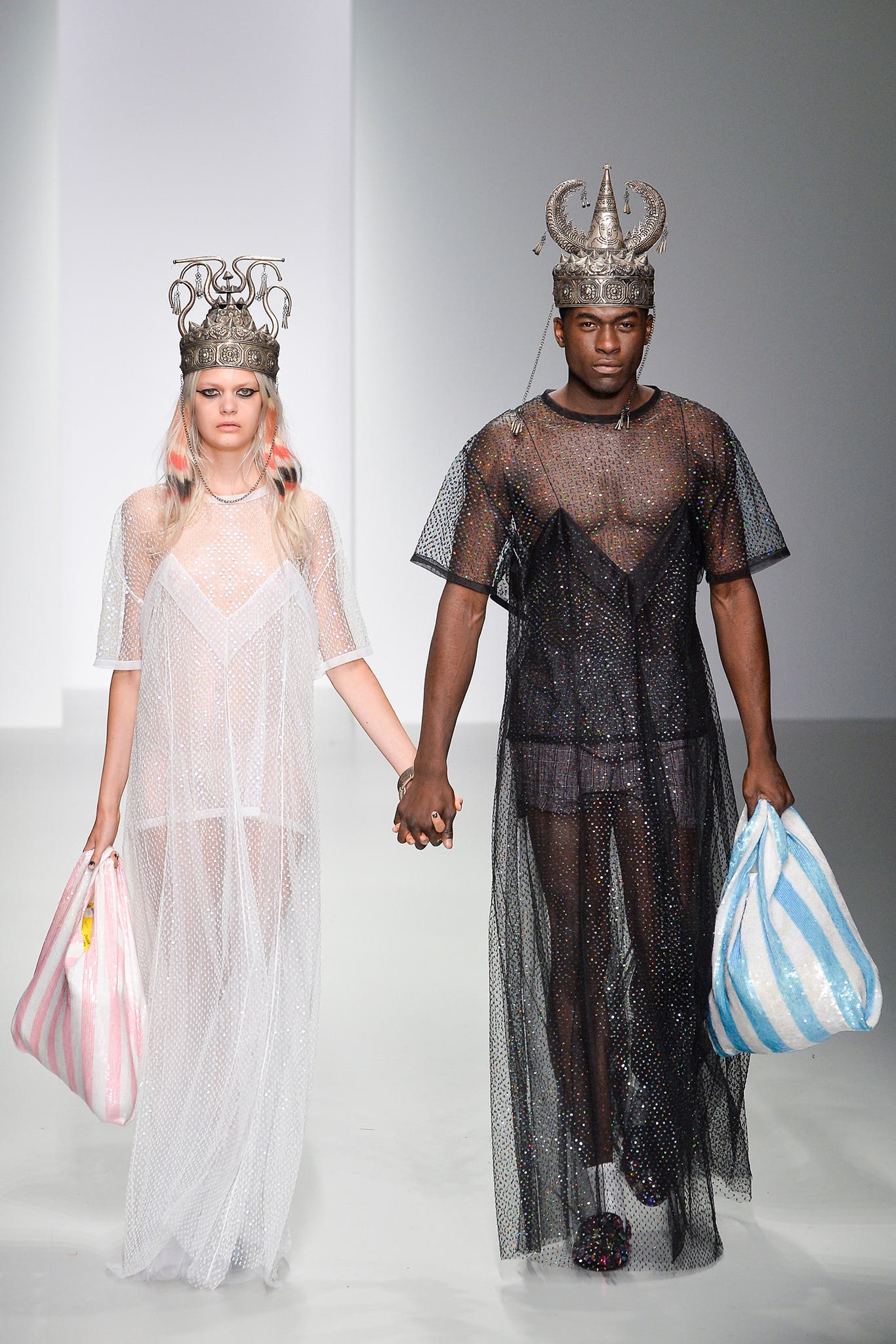 black and white sheer dresses