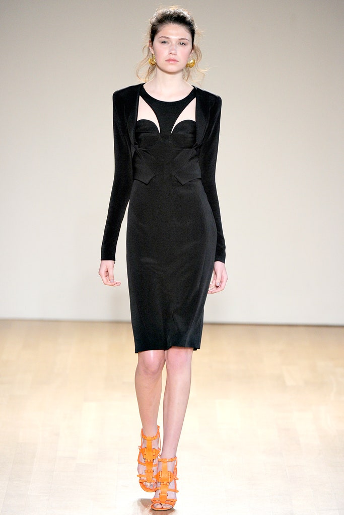 black velvet fitted dress with cutouts