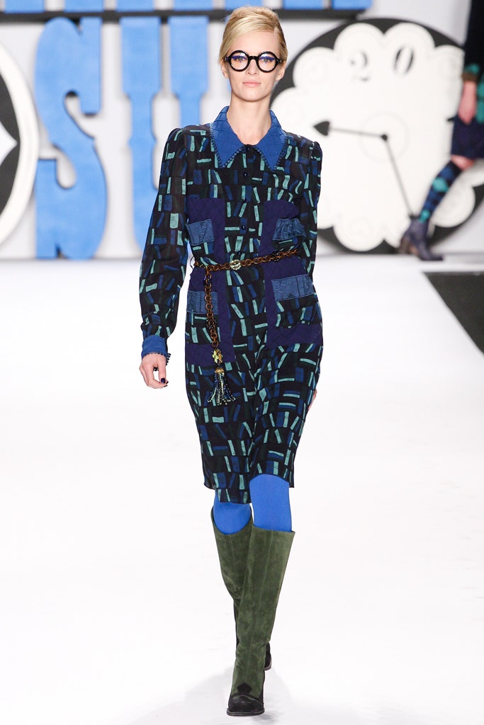 fitted blue green midi dress