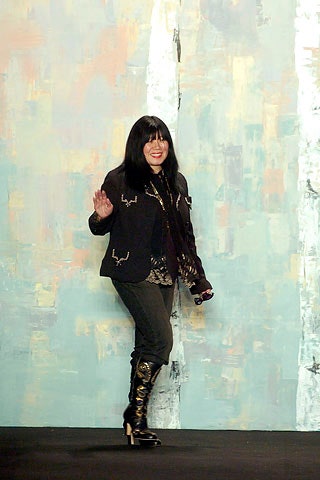 black leather zippered boots