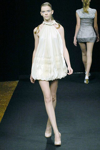 white silk sleeveless dress