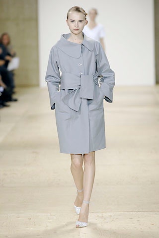 gray relaxed belted coat