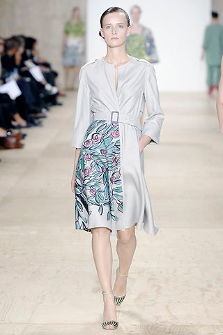 gray silk fitted dress