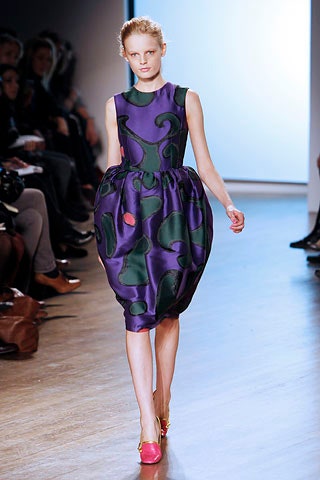 purple green silk sleeveless dress