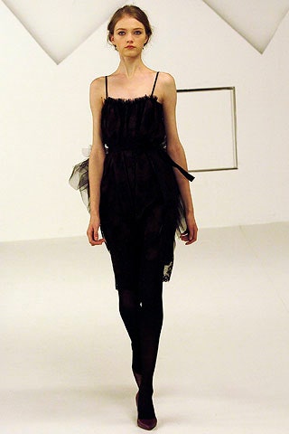 black silk sleeveless dress