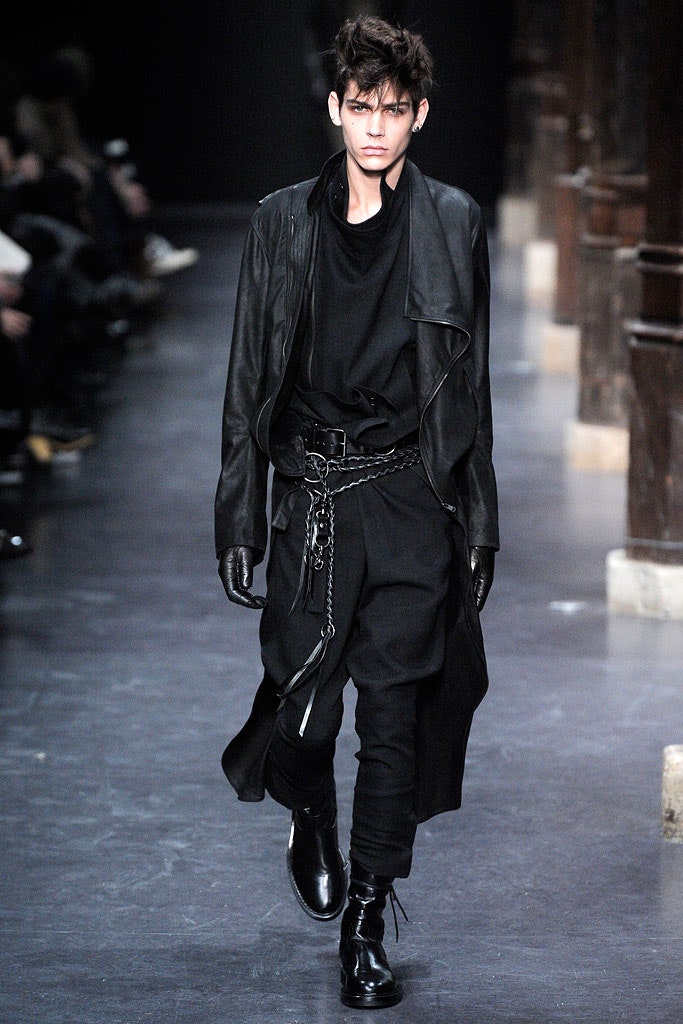 black leather coat with relaxed top