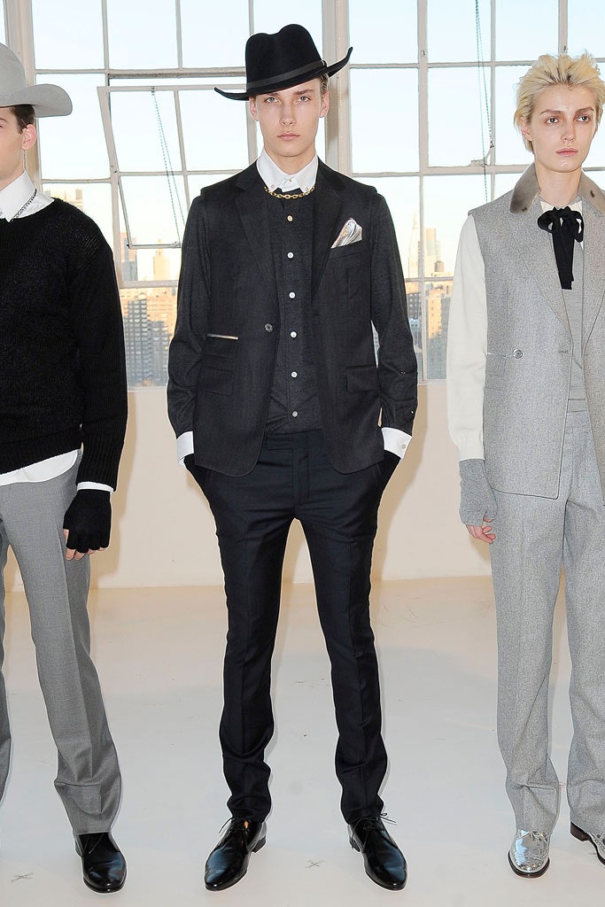 black tailored suit with vest